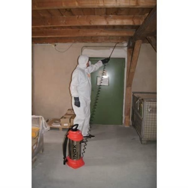 Mesto Tryckspruta Plus 10 l i rostfritt stål, FPM, silver - 3615P