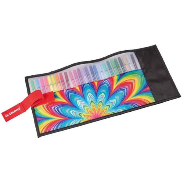 Färgpenna - STABILO - Pen 68 - Set om 25 - Spets 1,0 mm - Blandad - Studie