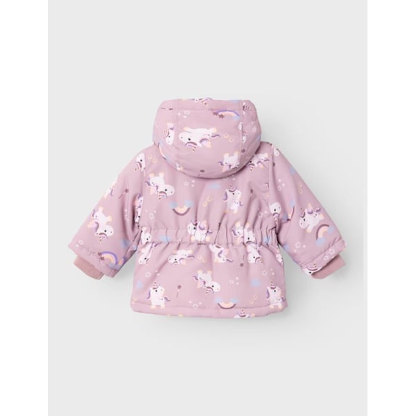 Edredon - täcke - babypläd Name it - 13229825 - Nbfmaxi AOP Kort Jacka, Lila, 2 Månader Baby Flicka