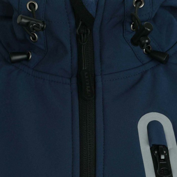 Softshell-jacka - DIADORA - SAIL - Blå Damm - 3 fickor - Unisex - Andas - jag