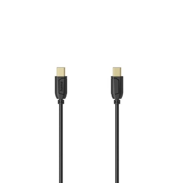 USB-C/USB-C Flexi-Slim kabel, USB 2.0, 480 Mbit/s, 0,75 m