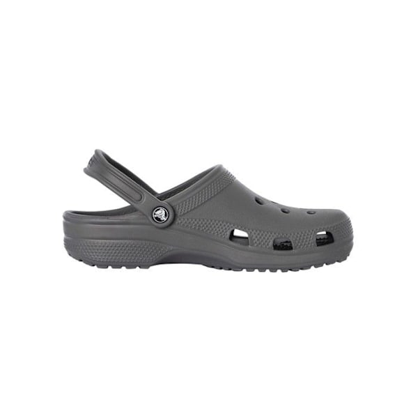 Sabots - Crocs - Klassisk Rymlig Passform - Grå - Syntetisk - Platt - Vuxen Grå 41/42