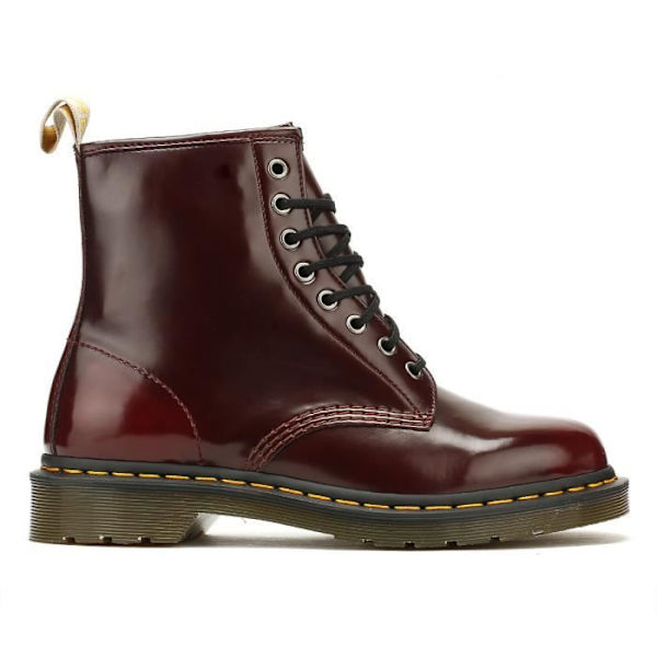 Vegan Boots 1460 - Dr. Martens - Röd - Höga - 100% Vegansk - Hållbara Sula Röd 38