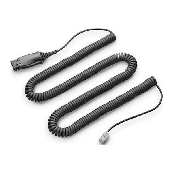 Telefonkabel - POLY - 85R57AA - Trådad - Svart - Pålitligt Ljud Svart