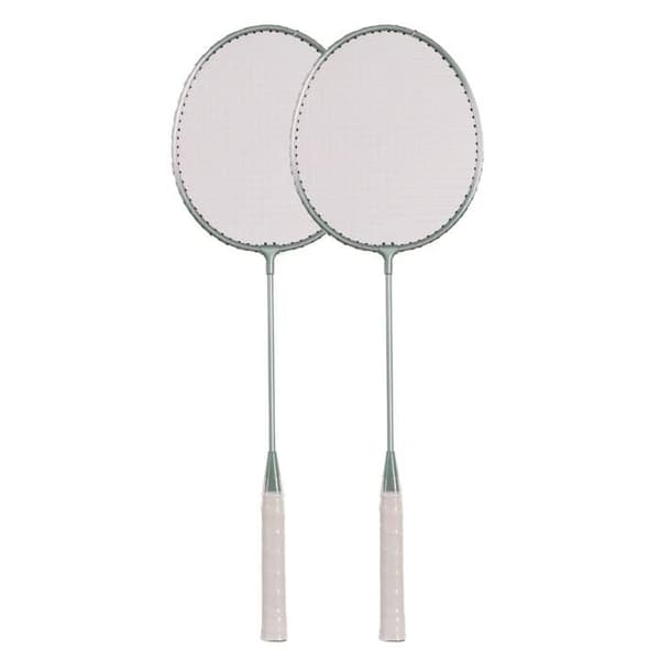 Portabel badmintonset med 2 racketar Softee - grön grön