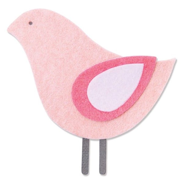 Sizzix - 665901 - Bigz Die Scandinavian Bird av Jennifer Ogborn | |Kapitel 2 2022, Flerfärgad, One Size