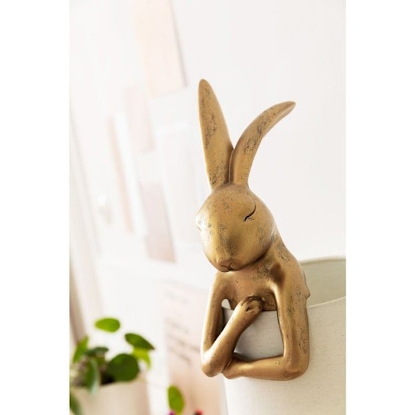 Lampe Animal kanin 68 cm guldfärgad och beige Kare Design gyllene