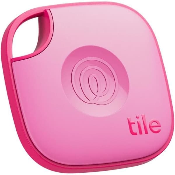 Tile Mate 2024 – Tracker Bluetooth Nyckeldetektor Rosa (Pink Punch) — IP68, batteritid 3 år