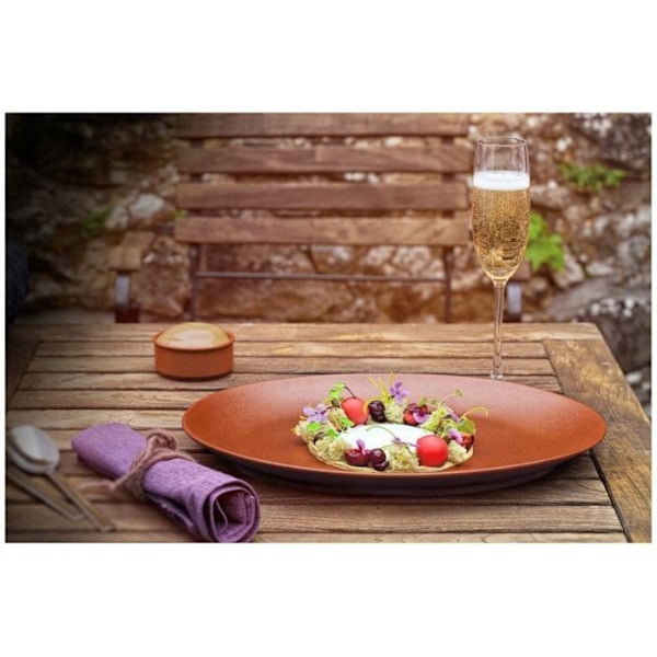 Assiette Lsa Assiette plate NEOFUSION 27 cm, vit färg