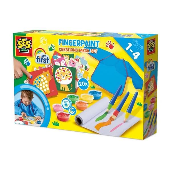 Min första - Mega set av fingerfärger 6 olika färger