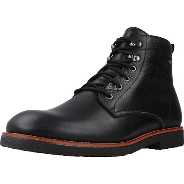 Panama Jack 115698 ankelstövel för män i svart textil med Goretex-sula Svart 42