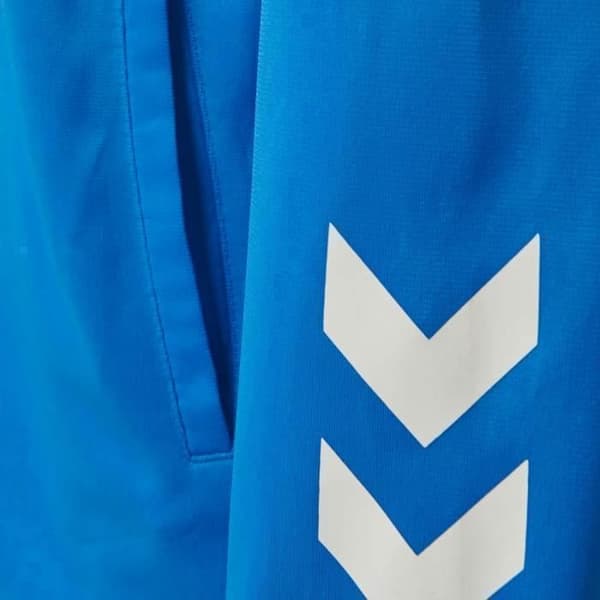Set löpning - HUMMEL - Promo Poly - Blå - Polyester - Långa ärmar Mörkblå S