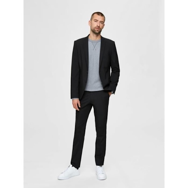 Blazerjacka - Selected - Mylologan - Slim - Svart - Återvunnen polyester Svart 52