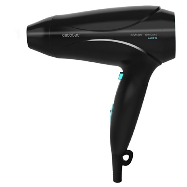 Cecotec Bamba IoniCare 5450 Power&Go Pro Fire Compact Ionic Hårtork - 2400W - Jonteknologi Svart