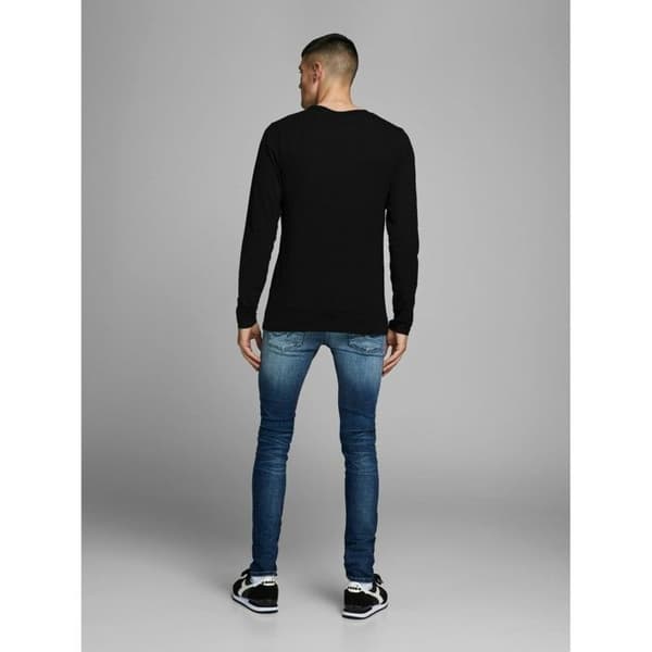 Jack & Jones Basic långärmad T-shirt o-hals - svart svart S