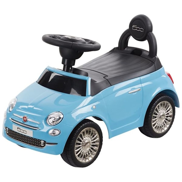 Fiat 500 Blue Slide för barn - JAMARA KIDS - Från 18 månader - Box under sätet Flerfärgad