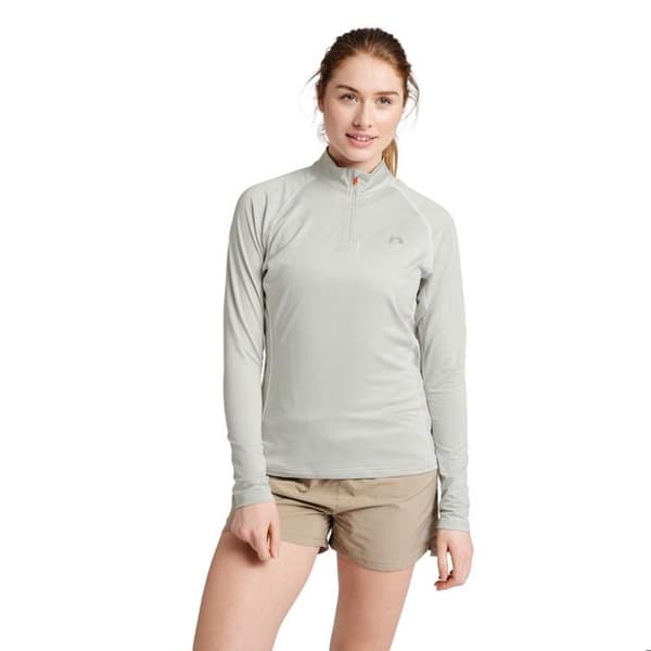 Sweatshirt 1/2 zip dam Newline grå XS