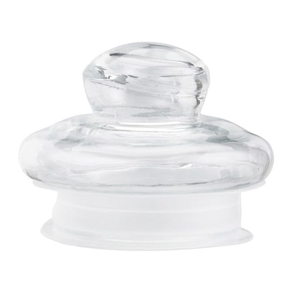 Relaxdays set med 6 glasburkar, 1000ml, lock, för livsmedel i köket, godisbar, hermetiskt, transparent transparent