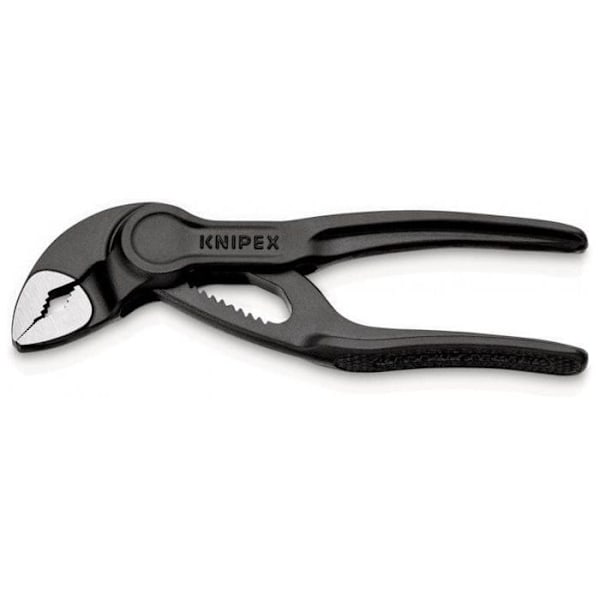 Multigriptång - KNIPEX - COBRA XS 100 mm - Exakt enhandsjustering - Svart