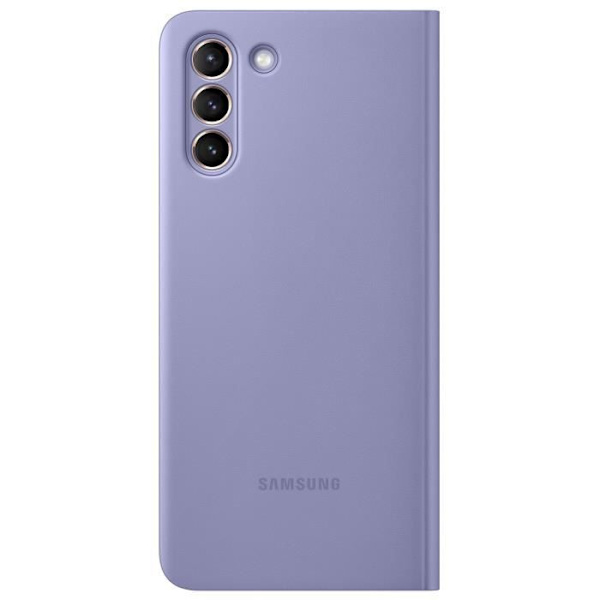 Smart Clear View Cover S21 Plus Lila