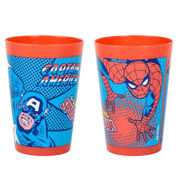 Necessär - Cerda - Marvel Avengers - Polyester - Mjuk - Dragkedja blå/röd