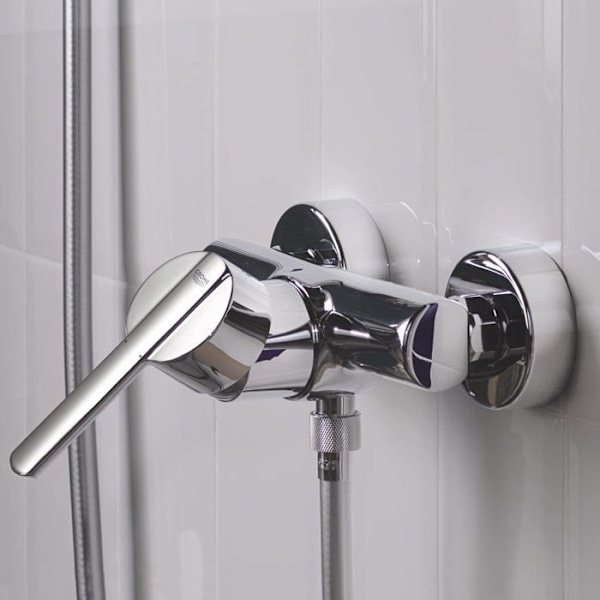 Engrepps duschblandare - GROHE - Feel - Väggmontering - S-formade anslutningar - 5 års garanti