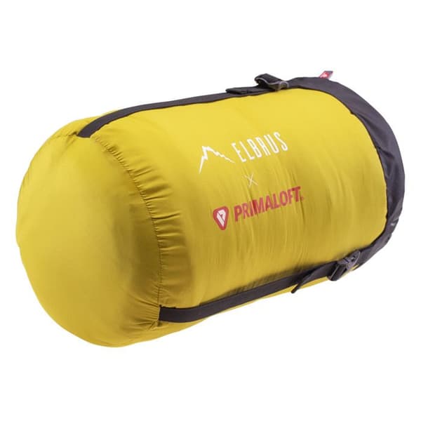 Elbrus Karakol Primaloft sovsäck skogsbytta/citronelle