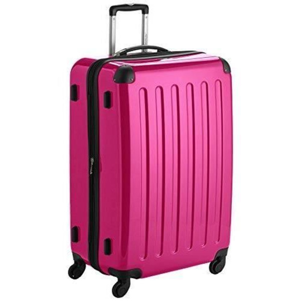HAUPTSTADTKOFFER - Alex - Hård Bagage Stor resväska, Vagn med 4 spinnerhjul, 75 cm, 119 liter, Magenta