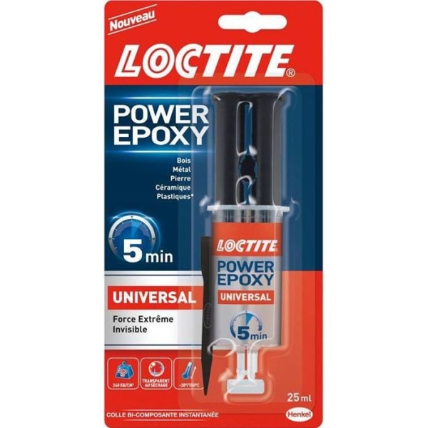 Loctite power epoxi universal trans 25ml