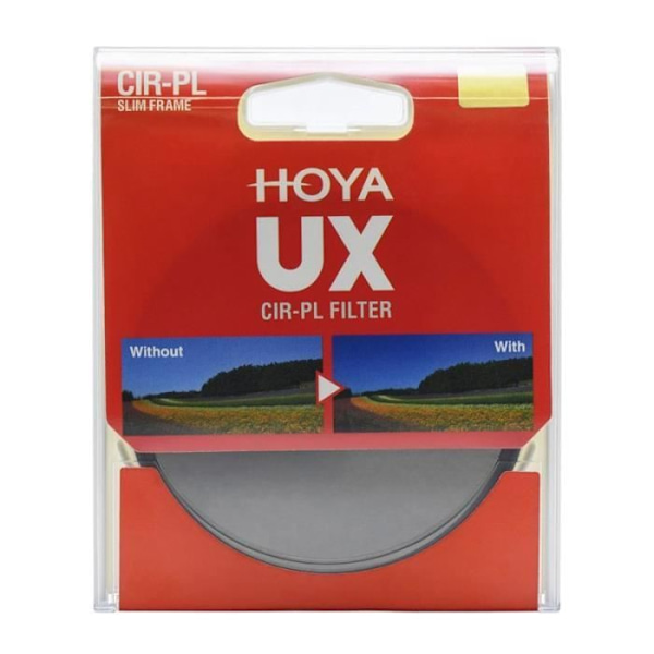 HOYA PLC UX 62 mm cirkulärt polariserande filter - Minskar reflektioner och förbättrar färgmättnaden