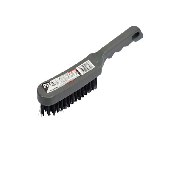 Yato - YT-6353 - Metallborste med 3 rader, ståltråd, plasthandtag