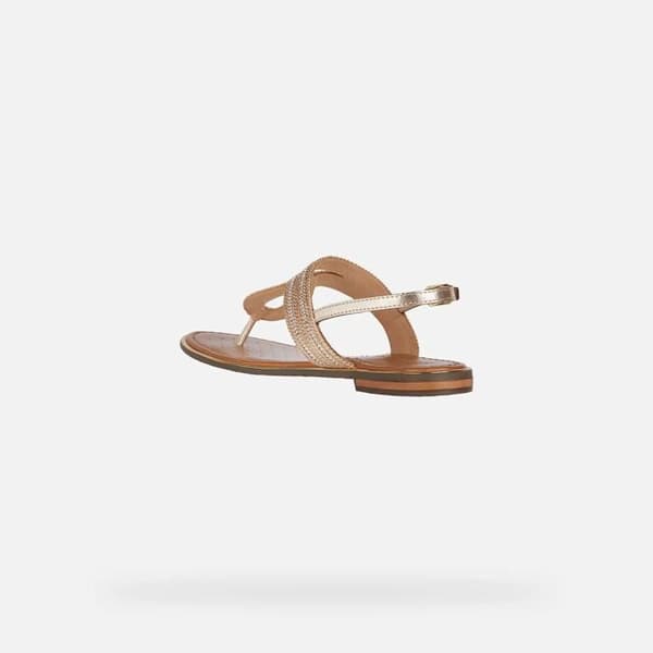 Geox Sozy Plus damsandaler mörkguld 40