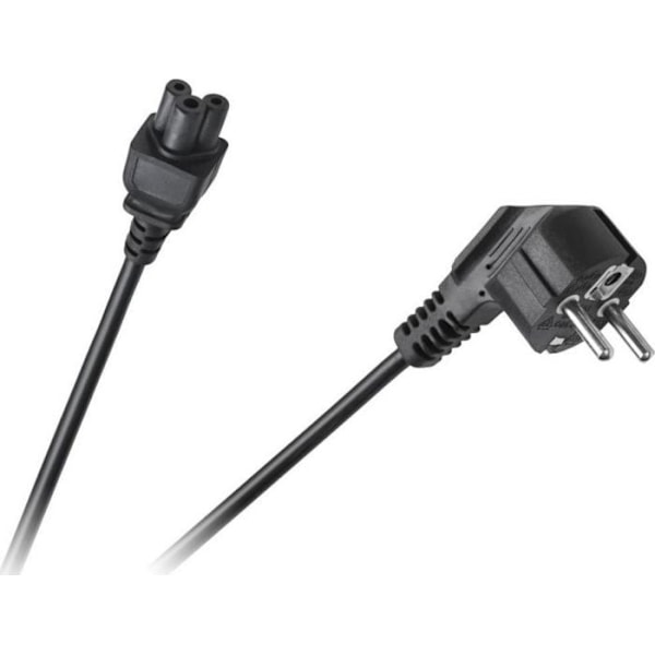 Cabletech - KPO4018-1.5 - Strömkabel Nätverkskabel för bärbar dator (klöver) 1,5 m Eco-Line