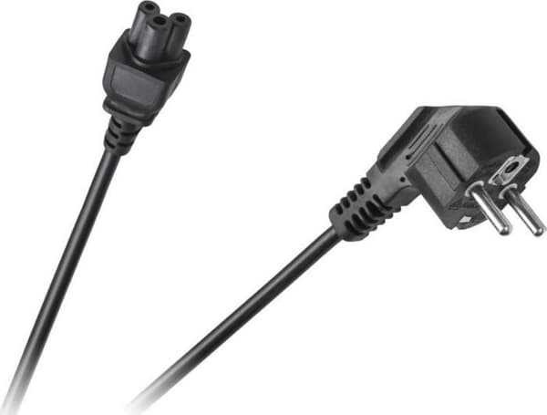 Strömkabel - Cabletech - KPO4018 - 1,5 m - Eco-Line - Svart - För bärbar dator