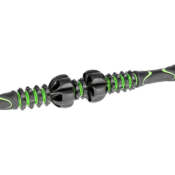 Massageboll - HMS - MS01 - Svart/Grön - Stål/EVA/TPE - 50 cm längd svart/grön