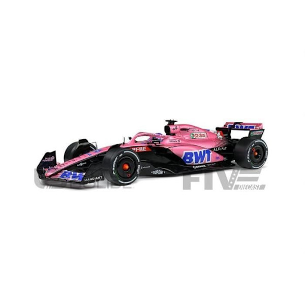 Samlarbil i miniatyr - SOLIDO 1/18 - ALPINE A522 - Bahrain GP 2022 - Rosa