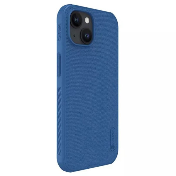 iPhone 15 Plus Skal - Nillkin Super Frosted Shield - Blå blå