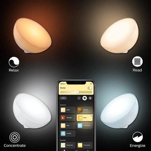 Philips Hue Go Smart Portable Light White and Color Bluetooth-kompatibel, fungerar med Alexa, Google och Apple Homekit