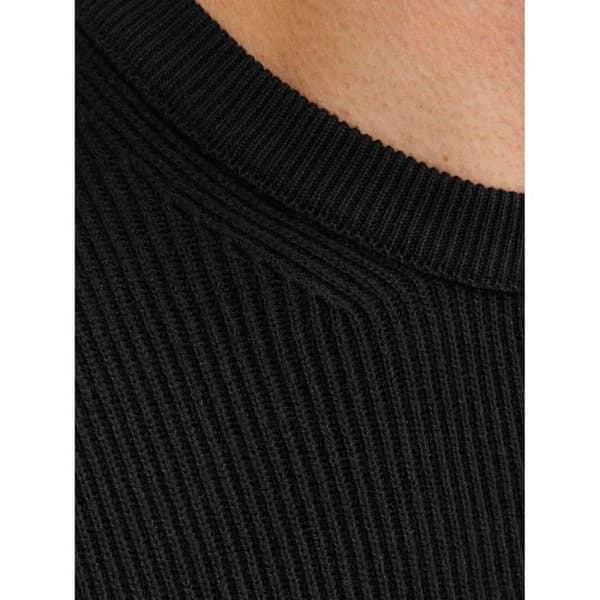 Jack & Jones Perfect stickad tröja svart XL
