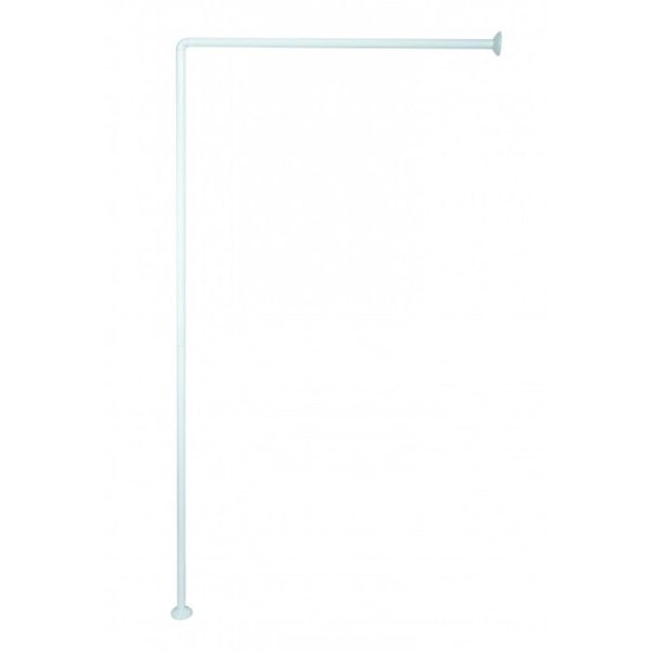MSV Duschstång 80x80x80cm Vit Vit