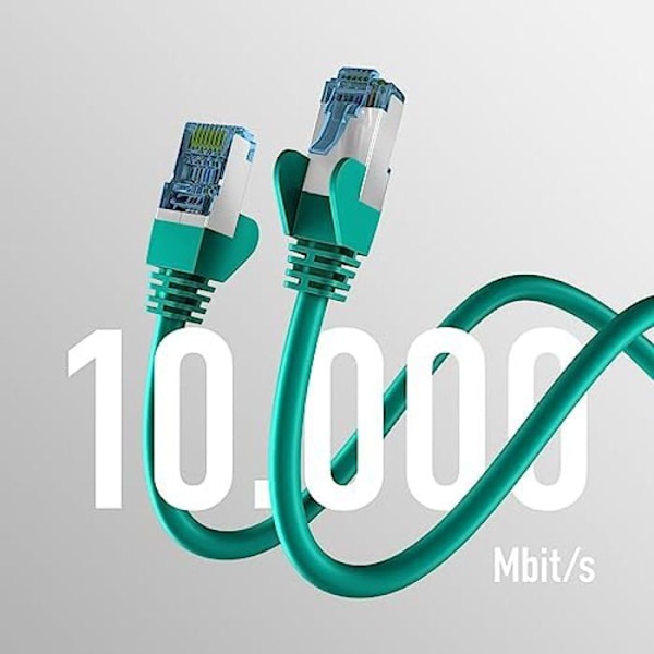 Patchkabel RJ45 - EFB-ELEKTRONIK - CAT7 - 20 m - Anti-torsionsskydd - Guldpläterad kontakt