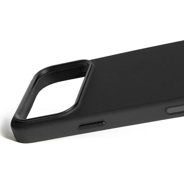 Smartphonefodral - MUJJO - iPhone 17 Pro Max - Fullnarvsläder - Mikrofiberfoder - MagSafe-kompatibel Svart