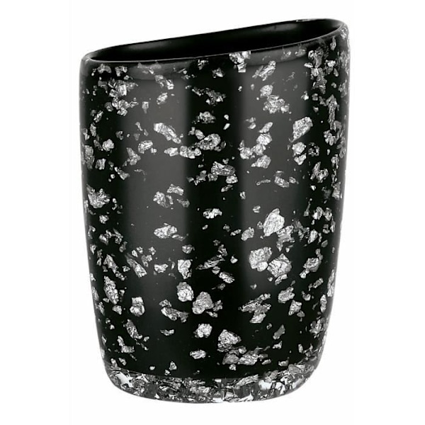 Badrumsglas - SPIRELLA - Etna - Polyresin - Svart och grått svart och grått