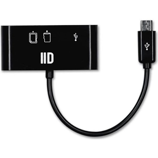 SD / microSD kortläsare / micro USB-port