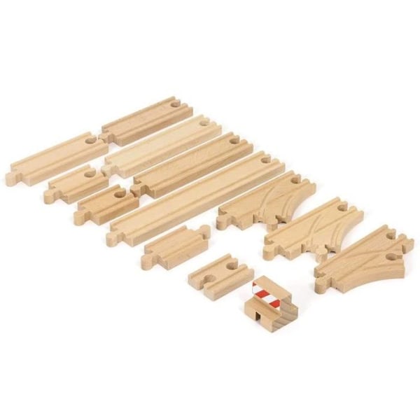 BRIO World Starter Set - 13 Rails - Ravensburger - Blandat från 3 år kastanj