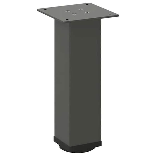 vidaXL Soffbordben 4 delar Antracit 42-44 cm Stål 4012466