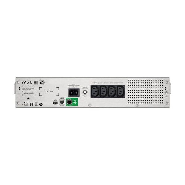 APC APC by Schneider Electric Smart-UPS C Line Interactive UPS - 1kVA/600W - 2U rackmonterbar