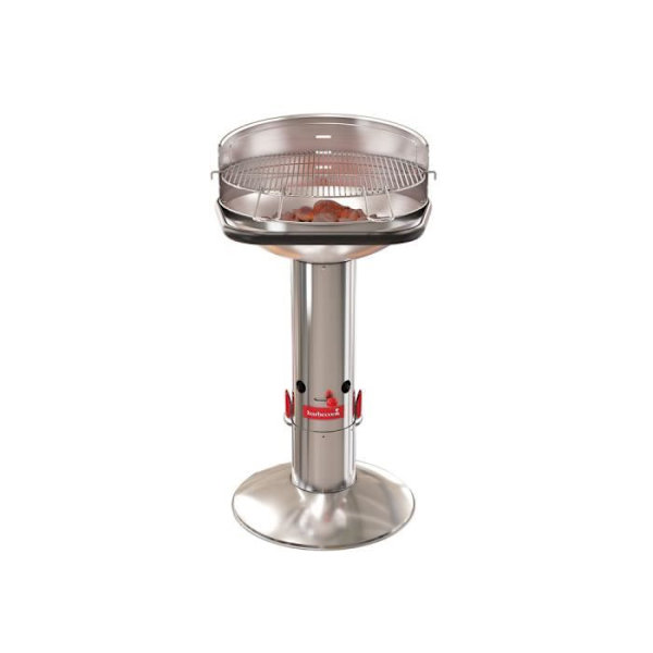 Kolgrill - BARBECOOK - LOEWY 50 SST - Quickstart® - 10 personer - Rostfritt stål Grå