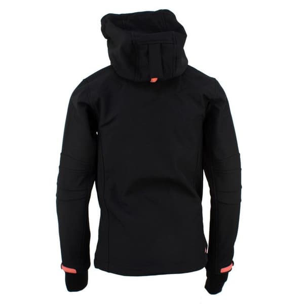Flickblouson softshell GAMALA Svart/korall 12 år