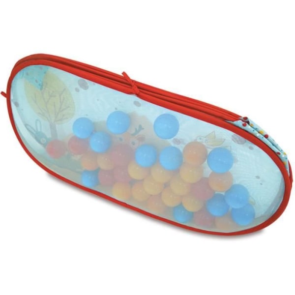 Lekplats - LUDI - Kanin - Pop-up och bollar - Praktiskt system - Flerfärgad